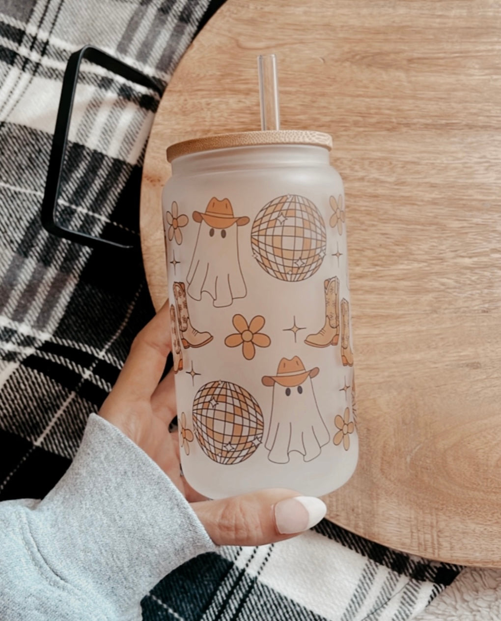 Ghost Cowboy Tumbler