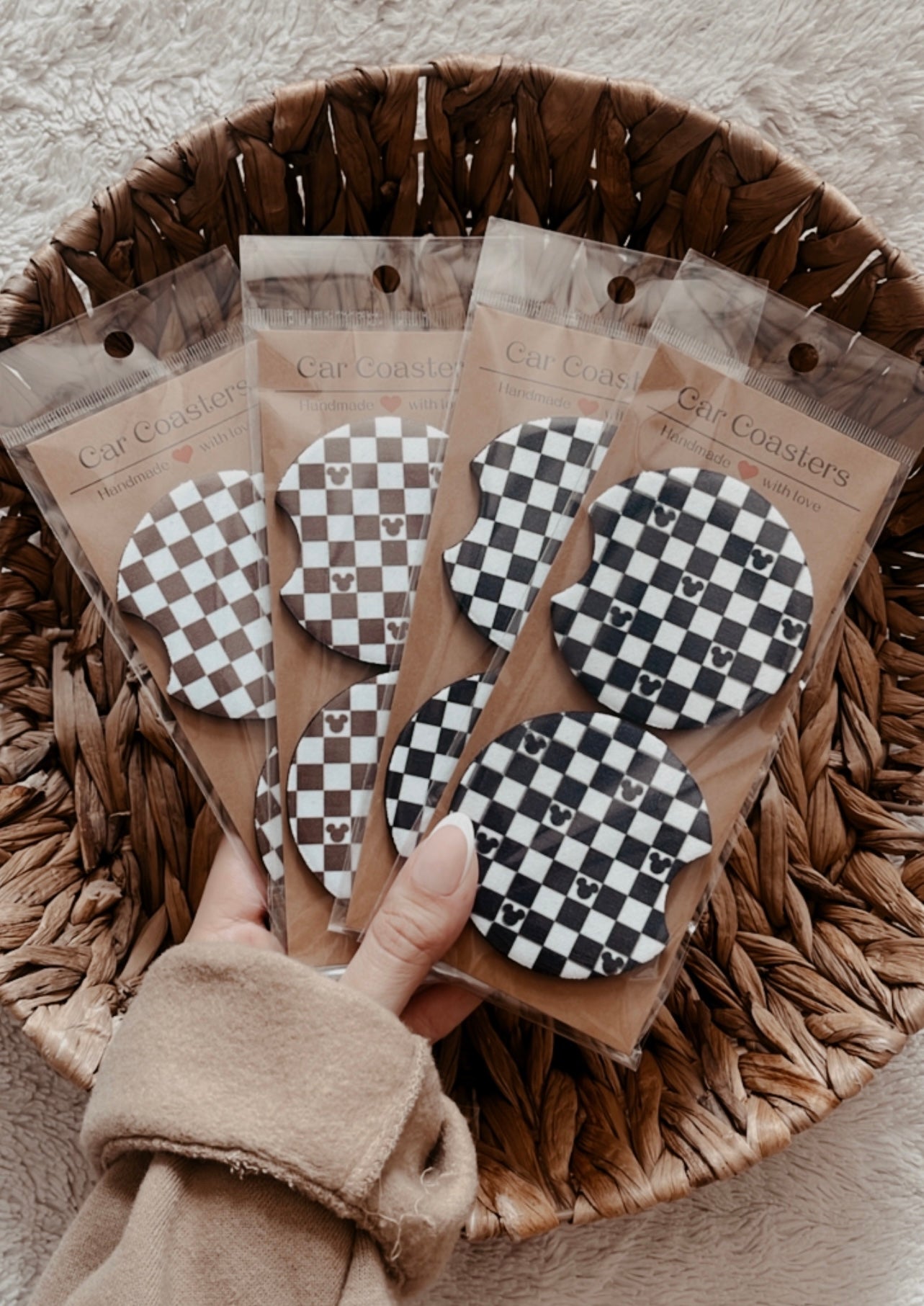 The Mouse Checkered Motel Keychain – A&B Crafts Co.