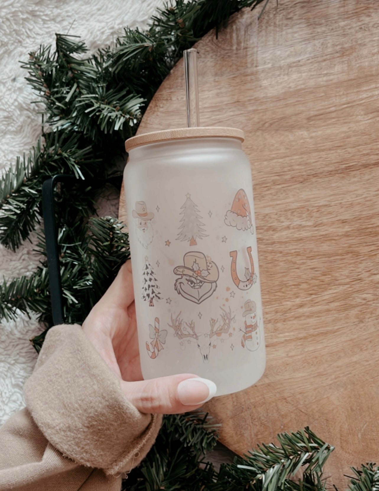 Cowboy Christmas Tumbler