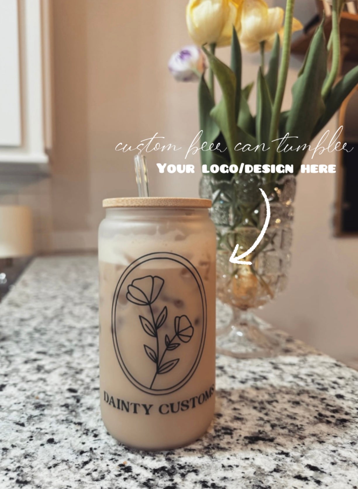 Custom Logo Beer Can Tumbler