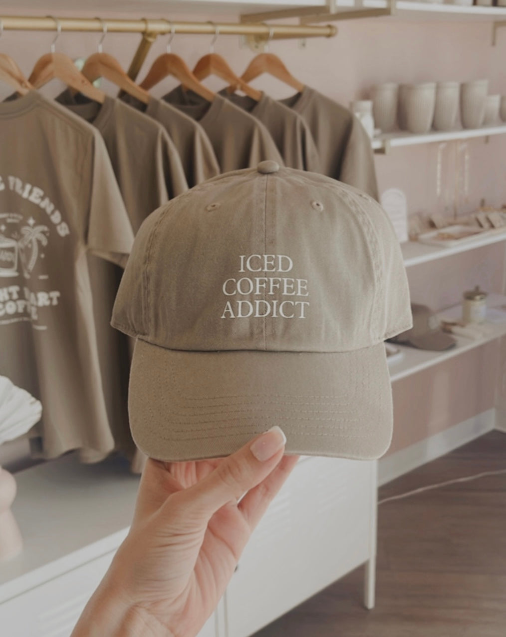 Iced Coffee Addict Dad Hat