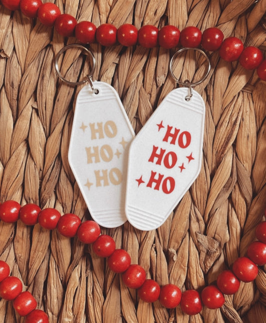 Ho Ho Ho Motel Keychain