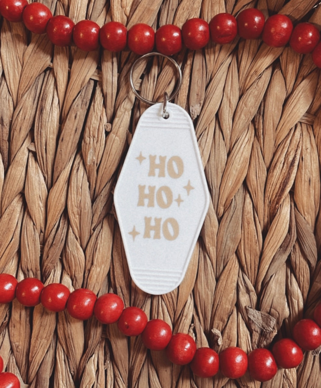 Ho Ho Ho Motel Keychain