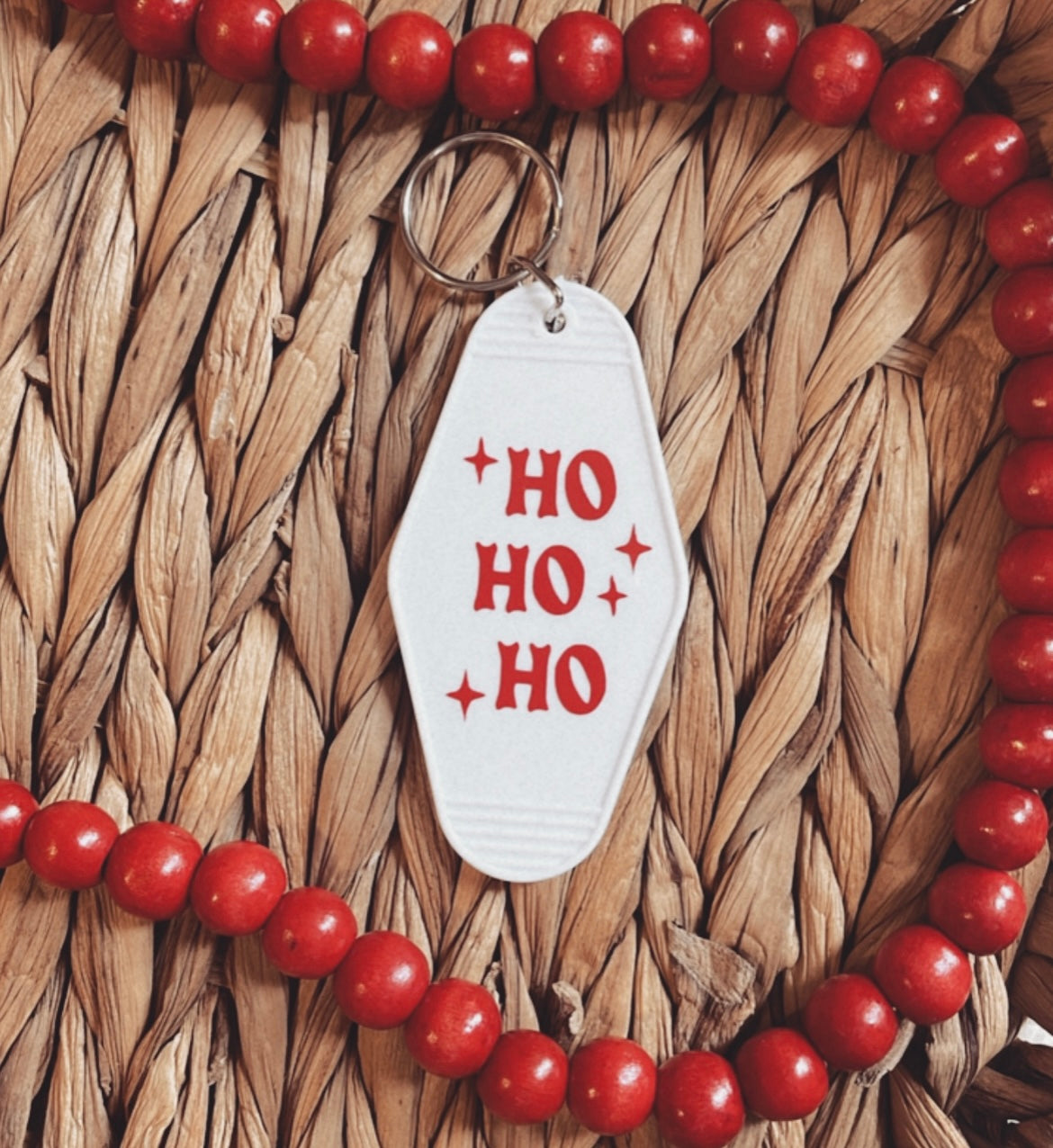 Ho Ho Ho Motel Keychain