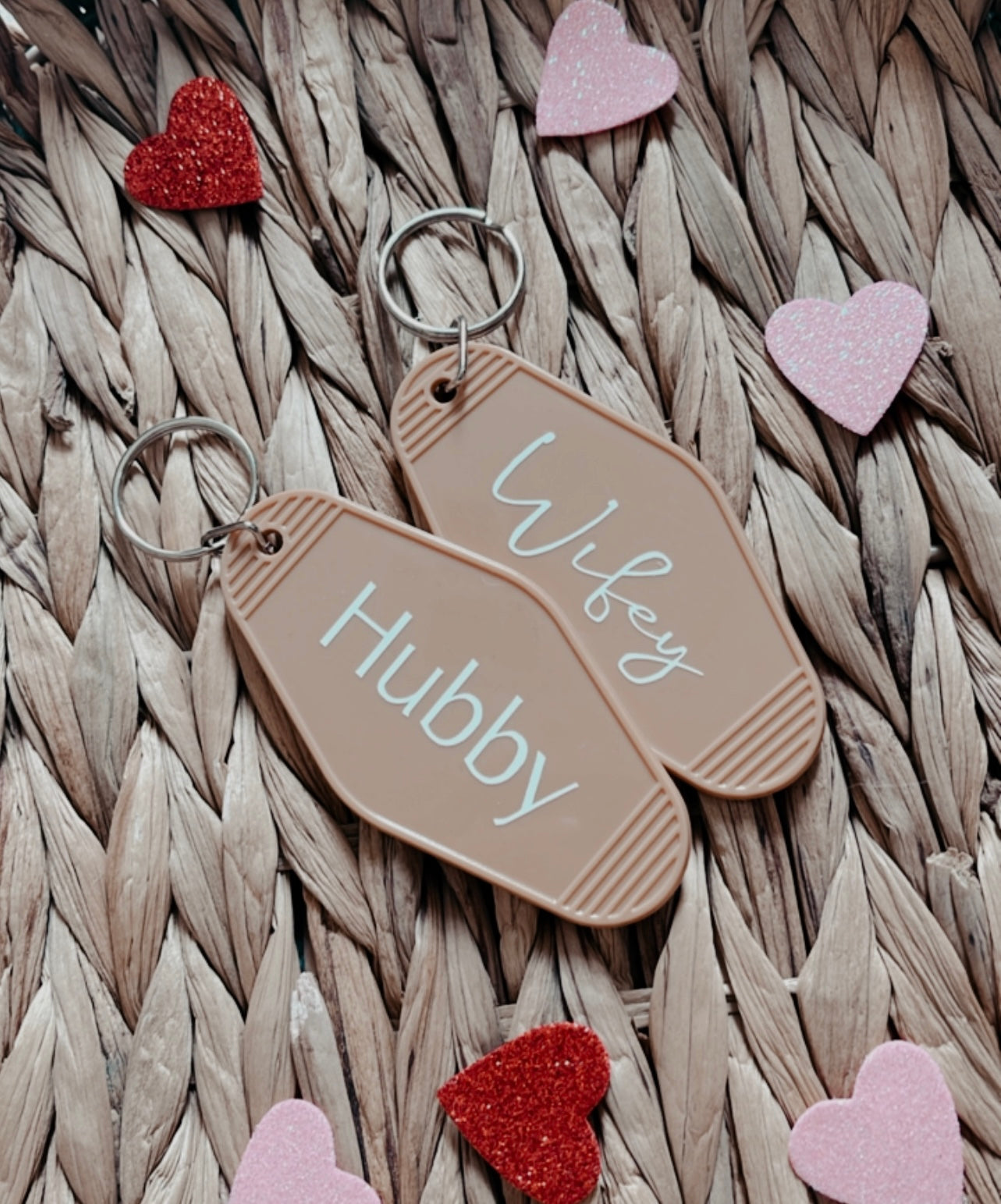 Wifey & Hubby Matching Keychains