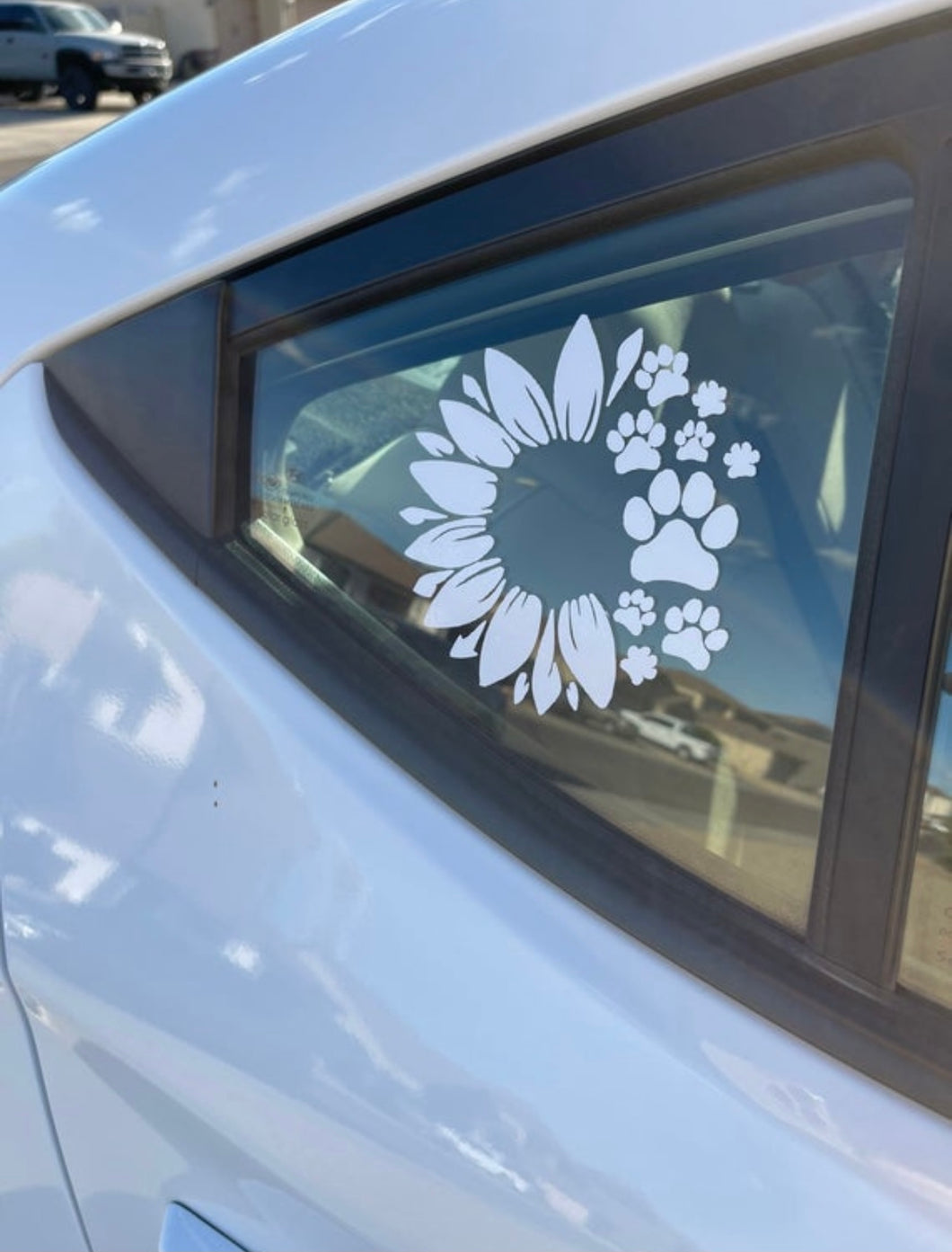 Sunflower Paw Decal