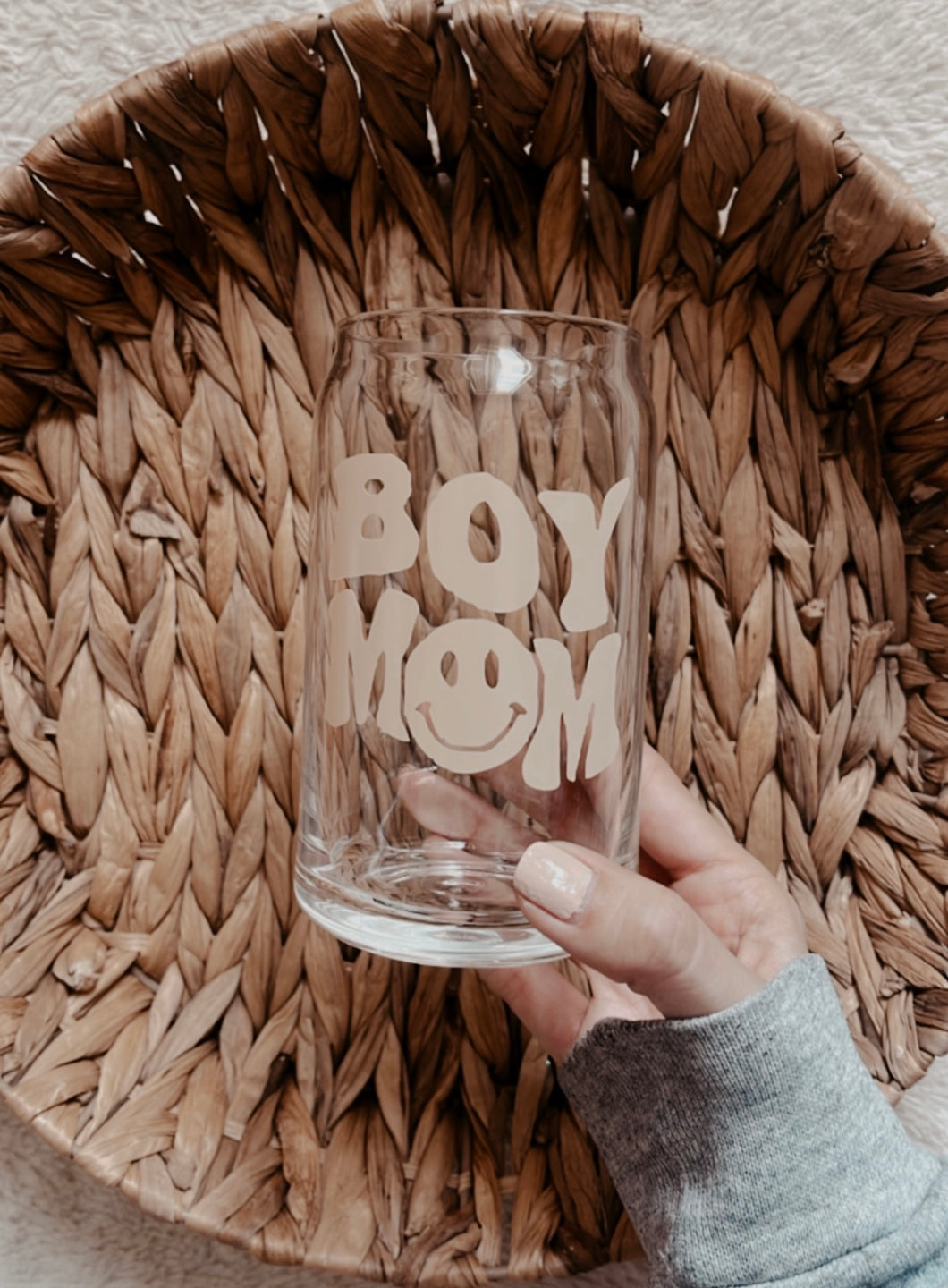 Boy Mom Girl Mom Beer Can