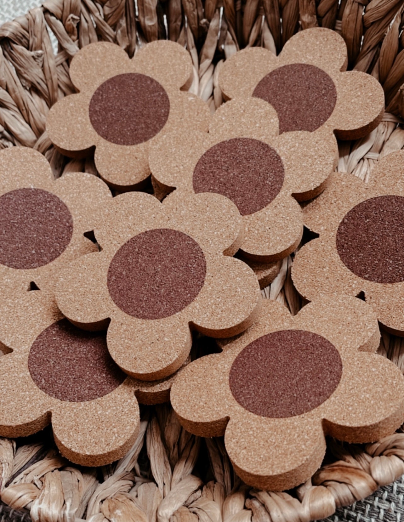 Flower Coasters